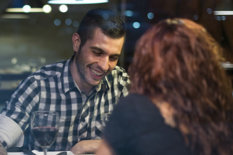 Happy Speed Dating Couple Meeting In Washington DC (DMV)